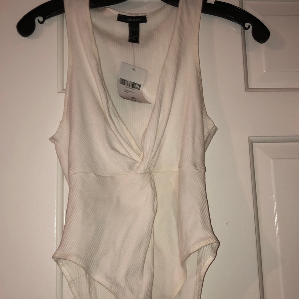 Forever 21 White Bodysuit